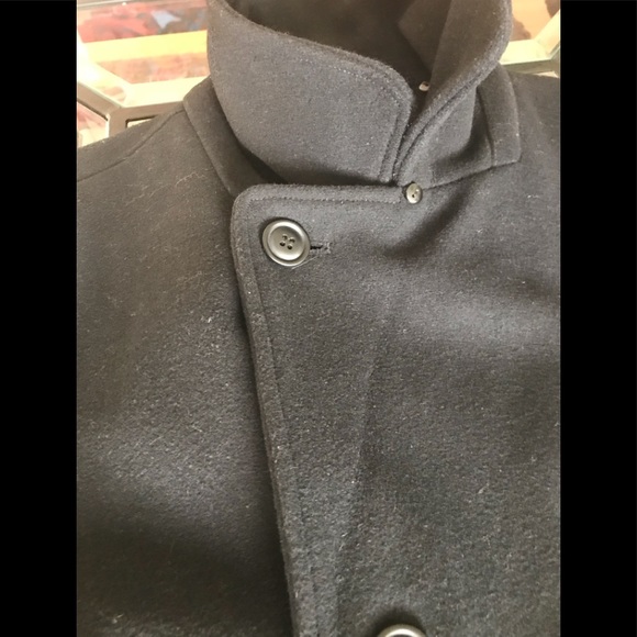 Topman Wool Coat Heavy Winter Double Breasted - Picture 4 of 8